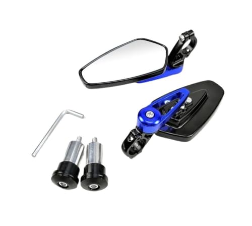 Espejos Retrovisores Motocicleta 7/8 y 22mm Universales para Manillar de Moto y Patinete