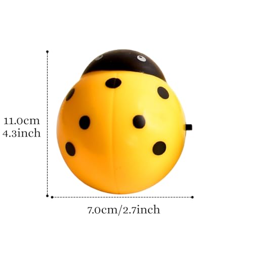 Image of ascension 1 Pc Romantic Energy Saving Creative Lady Bug Shaped Design Night Light Animals Cartoon lamp for Bedroom Home Decor Kids Favourite Birthday Party Return Gifts (Assorted Color)