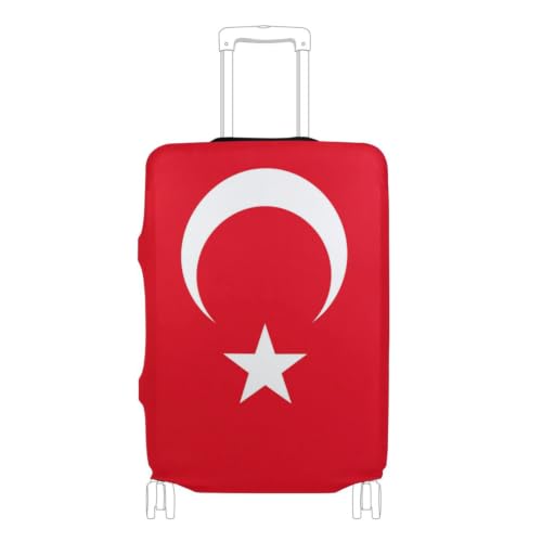 Housse bagage Turquie rouge élastique pour éviter les rayures de valise L 26-28 pouces