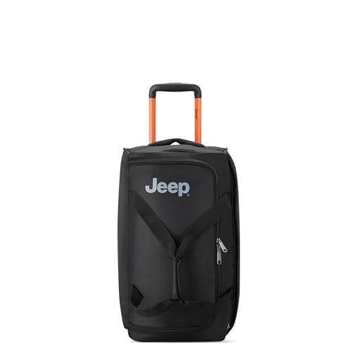 Jeep JS009D Sac de Voyage à roulettes Deux Roues, Noir, 50,8 cm