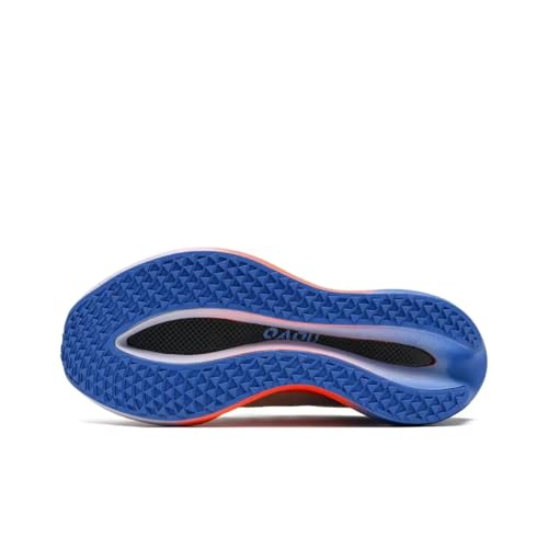 Image of Carbon Plate Marathon Running Racing Shoes Men Stable Support Shock-Relief Ultra-Light TPU Outsole Rebound Sneakers