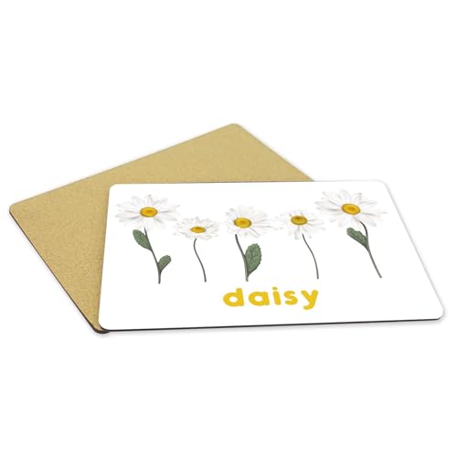 Napperons blancs Daisy en liège pour partager l'amour à table - 5