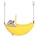 KUDES Banana Hamster Bed House Hammock Small Animals Hanging Warm Bed House Cage Nest Hamster Accessories