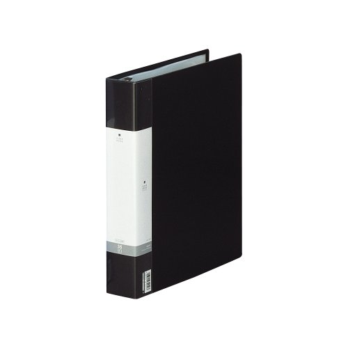 リヒトラブ ファイル クリヤーブック 交換式 A4 30穴 35ポケット 黒 G3803-24の商品画像（Amazon）