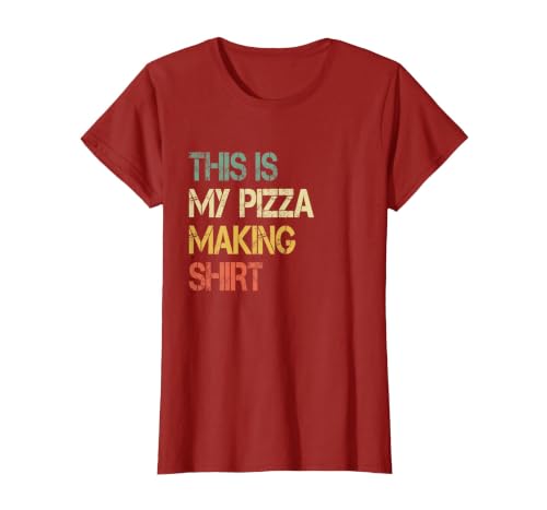 Funny Love Pizza Making Party Chef Pizzaologist Pizza Maker T-Shirt, Women, Cranberry Red, Medium