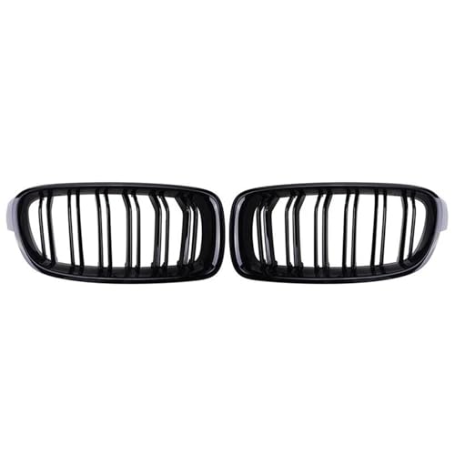 Calandre avant pour BMW F30 F31 finition noir brillant style double pont