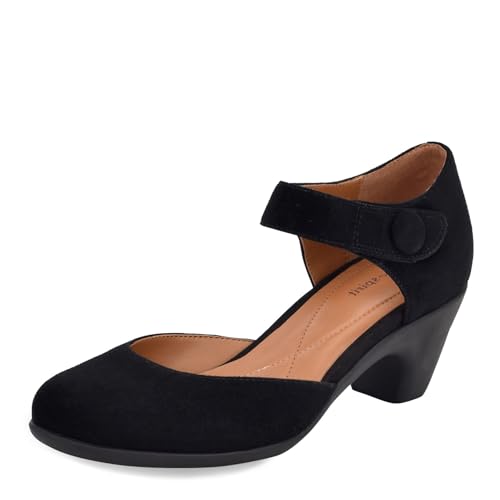 Easy Spirit Women's, Clarice Mary Jane Pump Black Suede