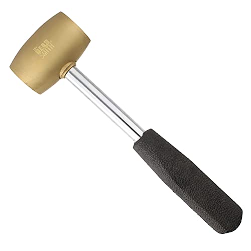 Maillet en laiton 2 Lb Beadsmith pour estamper le métal sans marquer