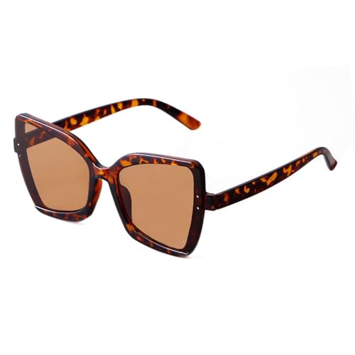 Lunettes de soleil rétro UV400 verres irréguliers tendance homme femme