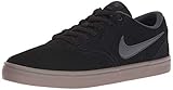 Zapatos Nike SB Check Solar, Zapatillas de Deporte para Hombre, Negro (Black/Anthracite/Gum Dark Brown), 42 EU