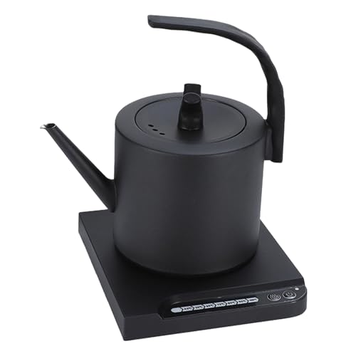 Bouilloire Electrique Temperature Reglable, Bouilloire Électrique à Col de Cygne 1L, Bouilloire Thermostat Réglable, avec Fonction Maintien au Chaud,pour Coffee Tea Brewing