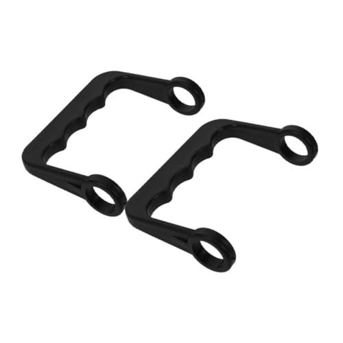 Unomor 2pcs Car Jack Floor Jack Replacement Parts Bottle Jack Handle Horizontal Jacks Replacement Parts Jack Rod Pole Jack Automotive Crate Handles Plastic Black