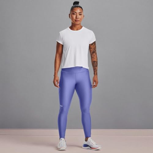 Image of Under Armour Womens HeatGear Armour High Waisted Pocketed No-Slip Leggings