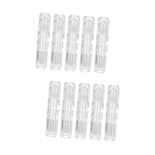 VALICLUD 2 Series Tubo Vacío De Brillo De Labios Balsamo Labial Contenedores De Brillo De Labios Vacíos Brillo De Labios Hidratante Contenedor De Barra De Labios El Plastico 5 Piezas*2