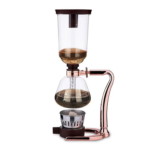 Cafeteira sifão com alça em forma de 17,78 cm, cafeteira