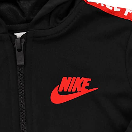 Nike Toddler Boys Warm-Up Hooded Tricot 2 Piece Set (B(76J775-023)/R, 2T) #TOP2