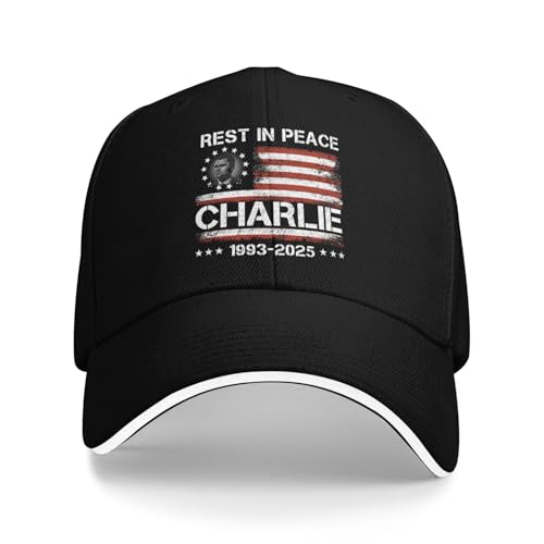 DJNGN Homenaje a Charlie Kirk en Paz Gorras Republicanas con Gorra de béisbol de Charlie