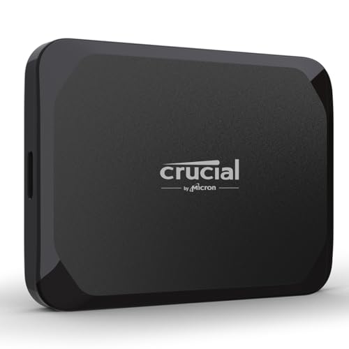 Crucial X9 4TB Portable SSD – Up to 1050MB/s Read – PC and Mac, Lightweight and Small with 3-Month Mylio Photos+ Offer – USB 3.2 External Solid State Drive – CT4000X9SSD902