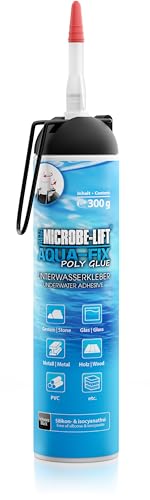 ARKA Aqua-Fix - 300 g - Vielseitiger Unterwasserkleber für Gestein, Glas, und mehr. Ideal für Aquarien, sichere Anwendung mit Automatik-Kartusche.