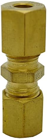 RFS Brass 14mm OD x 14mm OD Union Coupling Compression Fittings, Heavy Series