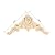 MUXSAM 4Pcs Wood Appliques & Onlays for Furniture, 3.15" x 3.15"(8x8cm), Handmade Carved Unpainted Corner Decoration for Home Wall Door Bed Cabinet Cupboard Funiture Door Cabinet Retro Rose Pattern