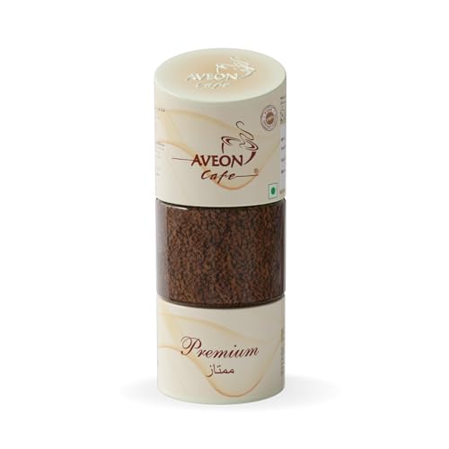 Image of Aveon Cafe Premium Instant Coffee - 100g Jar | Finely Agglomerated Coffee Blend | Rich Aroma & Smooth Flavor | Crafted with 100% Arabica & Robusta | Instant Coffee Perfection