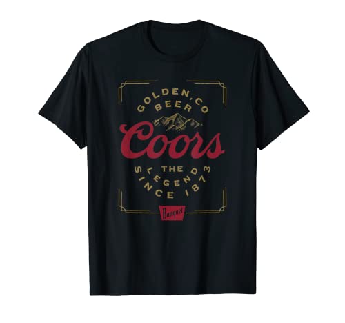 Coors Banquet Beer The Legend Vintage Logo T-Shirt