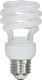GE Lighting 72472 Energy Smart Spiral CFL 13-Watt (60-watt replacement) 825-Lumen T2 Spiral Light Bulb with Medium Base, 1-Pack