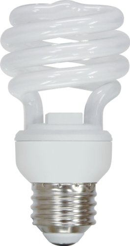 GE 72472 13-Watt 825-Lumen General Purpose T2 Spiral CFL Bulb, Soft White