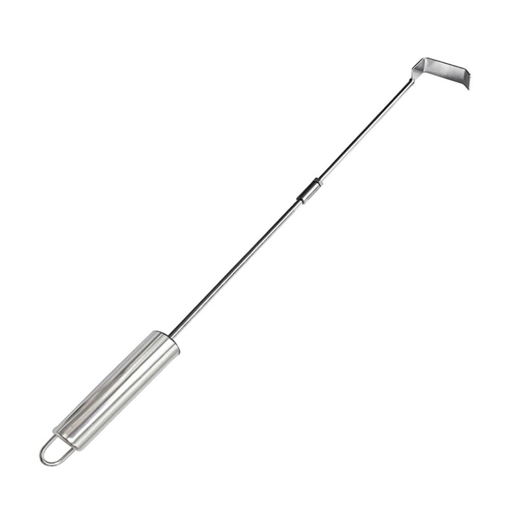 L'Outil de Nettoyage des Cendres de Barbecue de Râteau de Nettoyage de Cendres de Four à Bois en Acier Inoxydable Convient au Four à Charbon