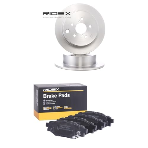 RIDEX 3405B3326 Set d'assale Kit dischi e pastiglie Posteriore senza viti/bulloni per SUBARU XV (GP)