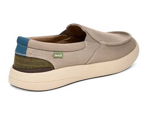 Image of Sanuk Mens Mason Loafers | Mens Shoes | Slip On Shoes for Men | Men's Slip-on Loafers | Removable Comfort Footbed