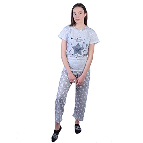 Asma 2 Pieces Women Pajama Set - Pajamas Pjs Sets Pajamas Nightwear Sets - Cute Pjs Pajama