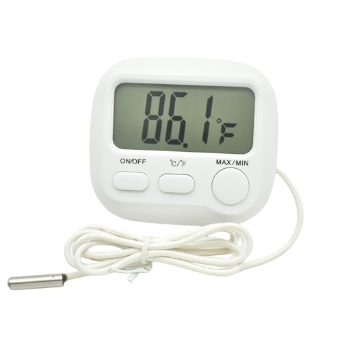 Thermomètre numérique pour maison et jardin avec câble de mesure 1.5m