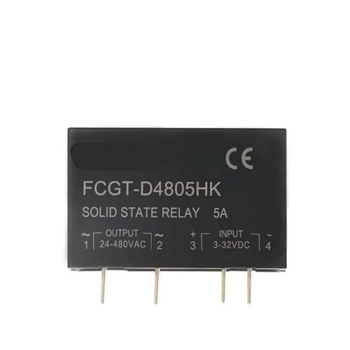 Relais statique 5A D4805HK évite usure mécanique montage PCB 5V DC