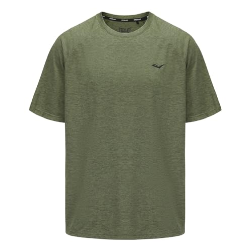 Image of Everlast Mens Flex T-Shirt Khaki Marl M