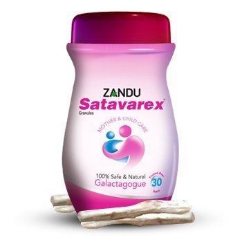 Satavarex Granules Zandu pour stimuler la lactation et surmonter la baisse de lait