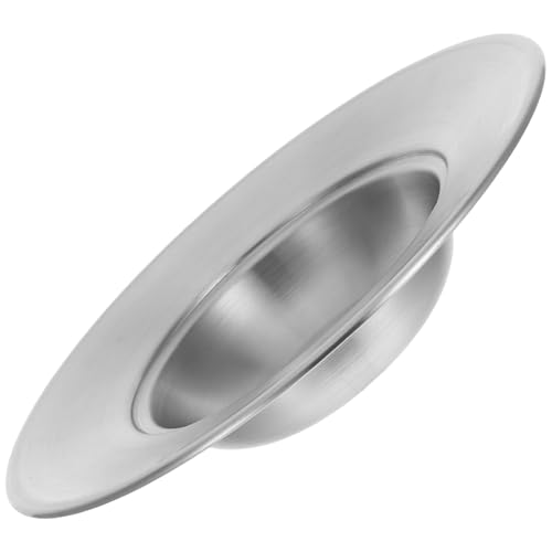 VERDANVERSE Stainless Steel Pasta Bowl Wide Rim Soup Bowl Serving Platter Spaghetti Plate