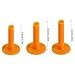 YZZLZH 6pack Nonslip Rubber Golfs Tees Wear-Resisting Heavy Type Flexible Golfs Tees Suitable for Various Skill Levels High Durability