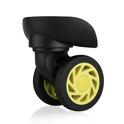 Luggage Wheels,Universal Luggage Casters,1 Pair Luggage Wheel Replacement Spare Spinner Caster for Suitcase Wheel Repair (W208)2