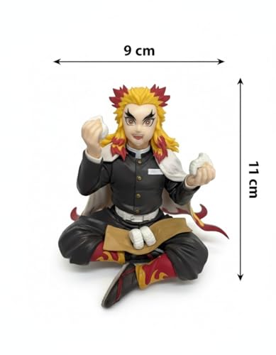 Image of Awestuffs Action Figure Limited Edition for Car Dashboard, Decoration, Cake, Office Desk & Study Table Kyo-juro Sitting D Slayer