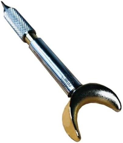 Professional Handmade DIY Leather Carving Rotary Carving Knife | Stainless Steel Deluxe Swivel Knife - (Color: diameter 9.5mm)