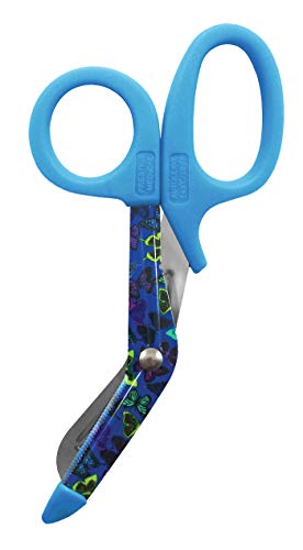 Prestige Medical Stylemate Utility Scissor, Butterflies Navy