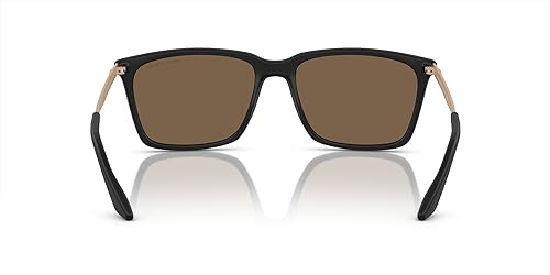 Image of Armani Exchange mens Ax4138sf Low Bridge Fit Rectangular Sunglasses