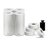 White Labels for Monarch Paxar 1131 One-Line Price Gun, 4 Sleeves, 32 Rolls Pricemarking with 4 Ink Rolls