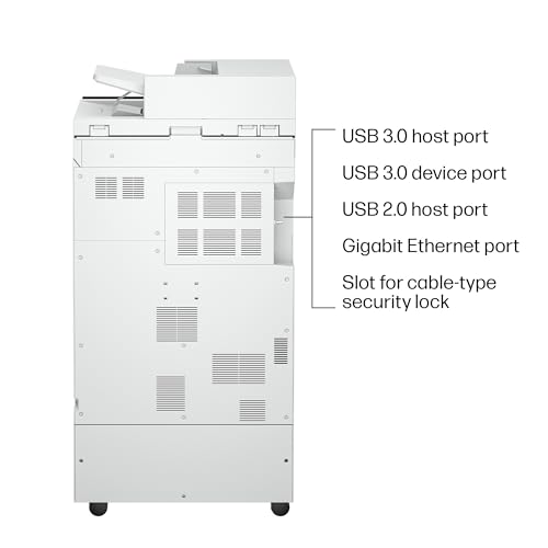 hp laserjet enterprise 8601dn multifunction monochrome printer scanner copier duplex best for office 9s186a