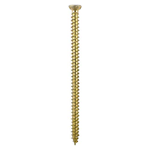 Multi-FIX COUNTERSUNK Concrete Screws - 7.5mm - Window Brick Wood Masonry Concrete Stone Fixings (10, 7.5 x 200mm)