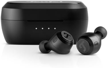 Teufel REAL Blue TWS 3 True-Wireless Earbuds In-Ear Kopfhörer Bluetooth mit Noise Cancelling ANC, 37 Std Akku, Wireless Charging, IPX4, Touch-Bedienung, 6 Mikrofone für perfekte Telefonate - schwarz