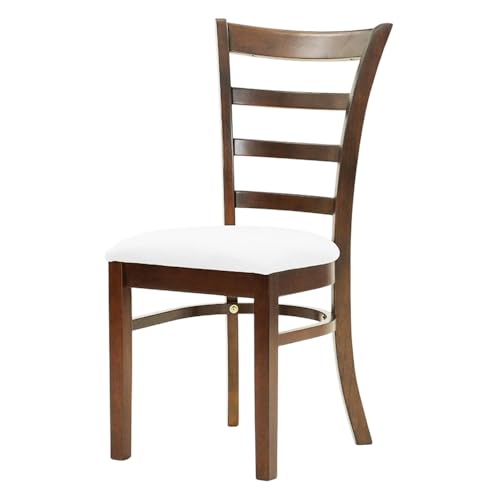 Image of Royaloak Penang Malaysian Wooden 4 Seater Dining Table Set with Chairs |Solid Mindy Wood Veneer Finish | Rubber Wood Pedestal Legs | Comfort Back Support | Cushioned Seating