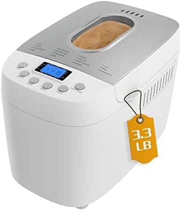 Davivy Bread Maker Machine 3.3LB Dough Maker,15-in-1 Automatic Bread Machine